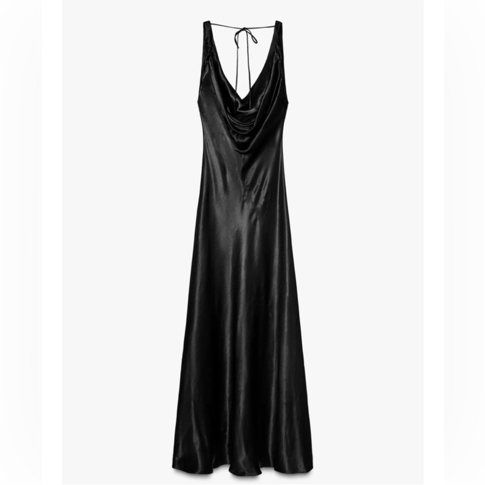 Zara Black Maxi Dress - Picture 5 of 6